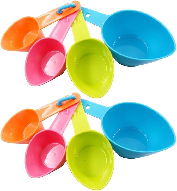 HINMAY Pet Food Scoops Plastic Measuring Cups Set by HINMAY