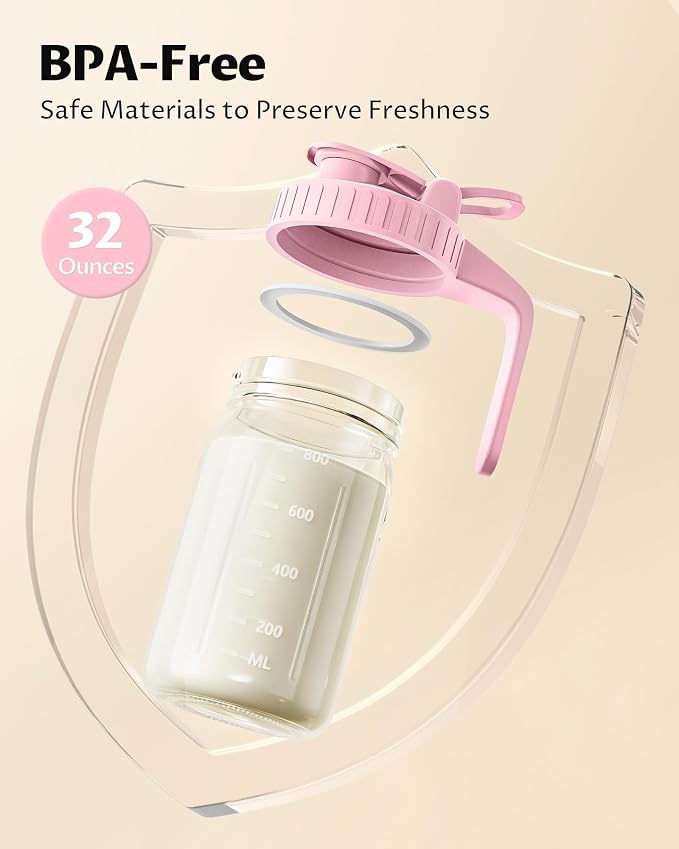 2-Pack 32oz Breast Milk Pitcher - Image 2