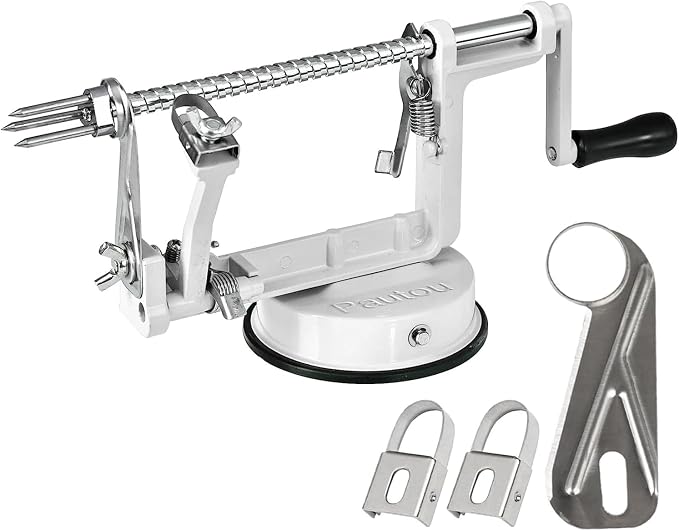 Apple Peeler, Slicer Corer Potato Peelers 3 In 1, Stainless Steel Heavy Duty by Pautou