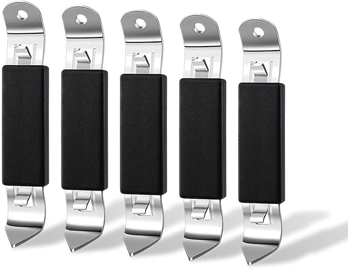 KTOJOY 5 Pack Magnetic Bottle Openers Stainless Steel Flat Bottle Opener by KTOJOY