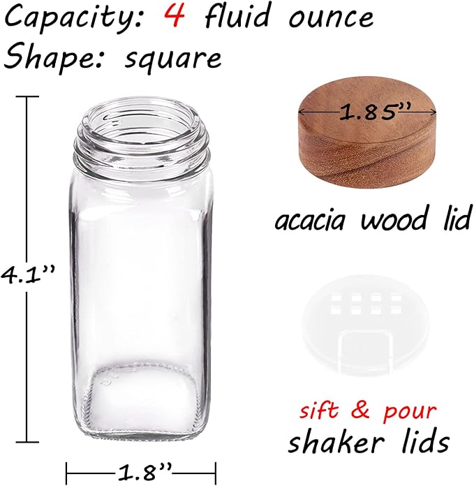 Churboro 24 Spice Jars with 547 Labels - Image 4