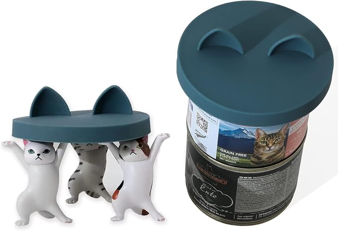 OHMO - 2 Pack Cat Food Can Lids, Small Silicone Can Covers - Image 7