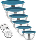 TeamFar Mixing Bowls with Lids Set, by TeamFar