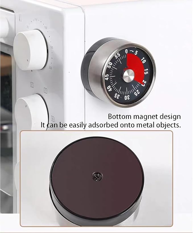 Digital Kitchen Timer for Cooking, Loud Alarm, Magnetic Back - Image 6