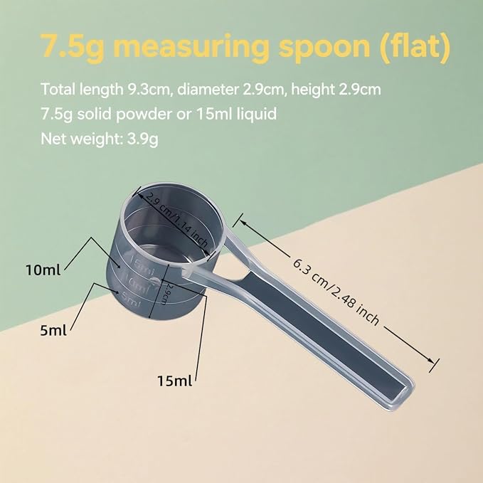 7.5g/15ml Measuring-Spoons Scoop - Image 5