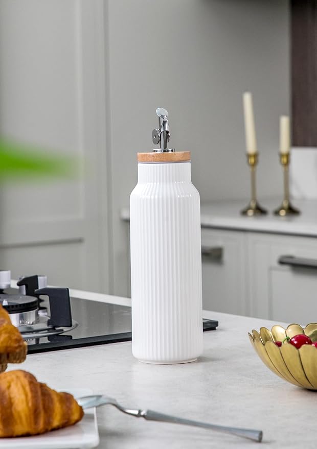 Nucookery 20oz Ceramic Olive Oil Dispenser Bottle - Image 6