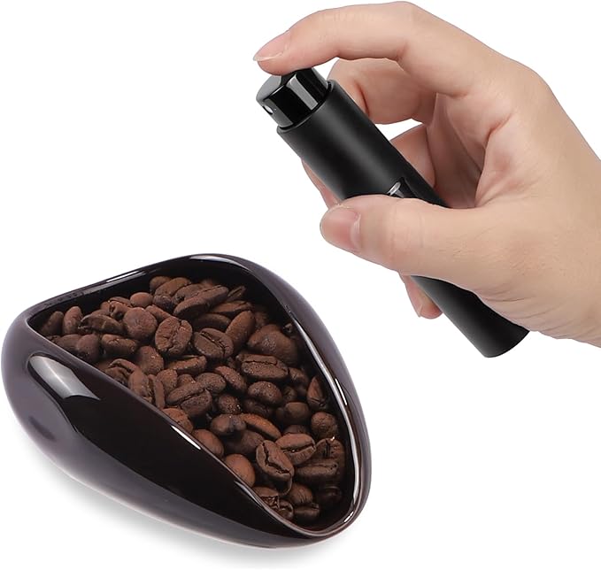 Coffee Bean Dosing Cup and Spray Bottle Set by Unknown