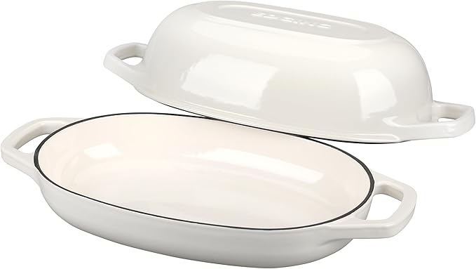 EDGING CASTING Enameled Cast Iron Oval Dutch Oven Pot - Image 4