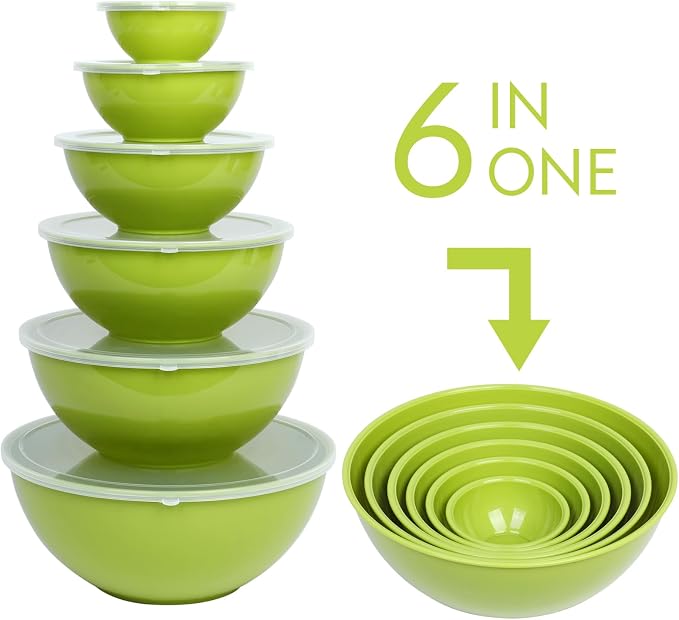 BoxedHome BPA Free Plastic Round Mixing Bowl - Image 2