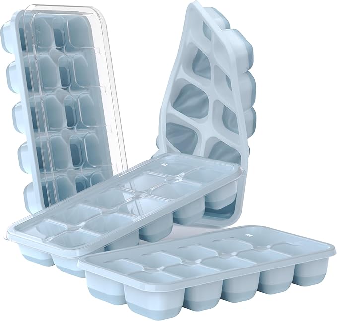 DOQAUS Ice Cube Tray with Lids by DOQAUS