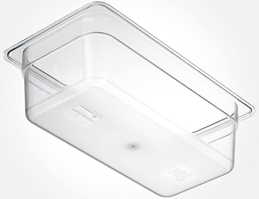CURTA 6-Pack 1/3 Size 4" Deep NSF Polycarbonate Food Pans | Dishwasher & - Image 3