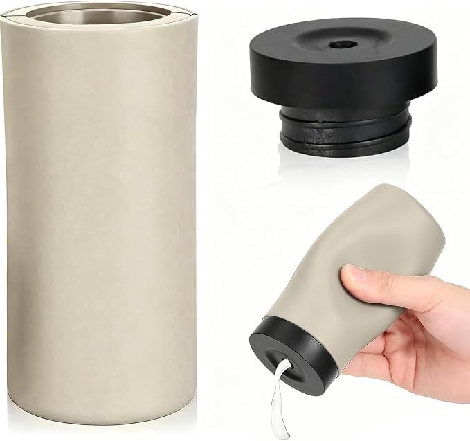 Silicone Dish Soap Dispenser, 8 Oz Refillable Squeeze Bottle, Leakproof - Image 8