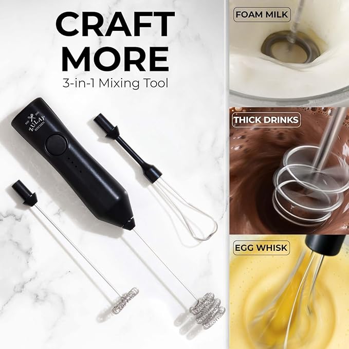Zulay Kitchen Rechargeable Milk Frother - Image 7