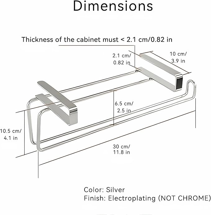 T.R.Sani. Paper Towel Holder Under Cabinet - Image 3