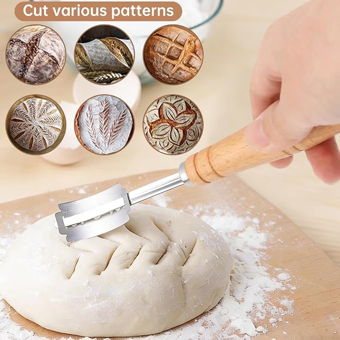 Bread Making Tools and Baking Supplies Sets, Danish Dough Whisk - Image 4