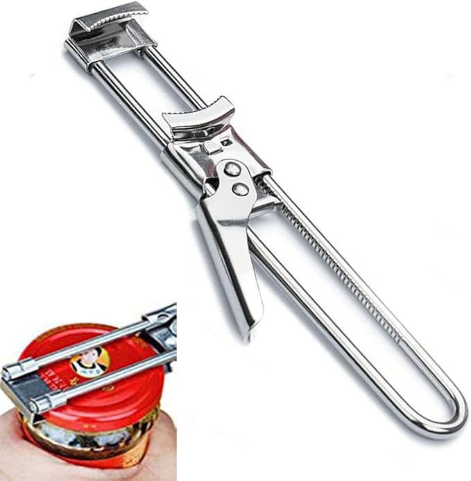 Master Jar & Bottle Opener, Adjustable Multifunctional Stainless Steel Can by Unknown