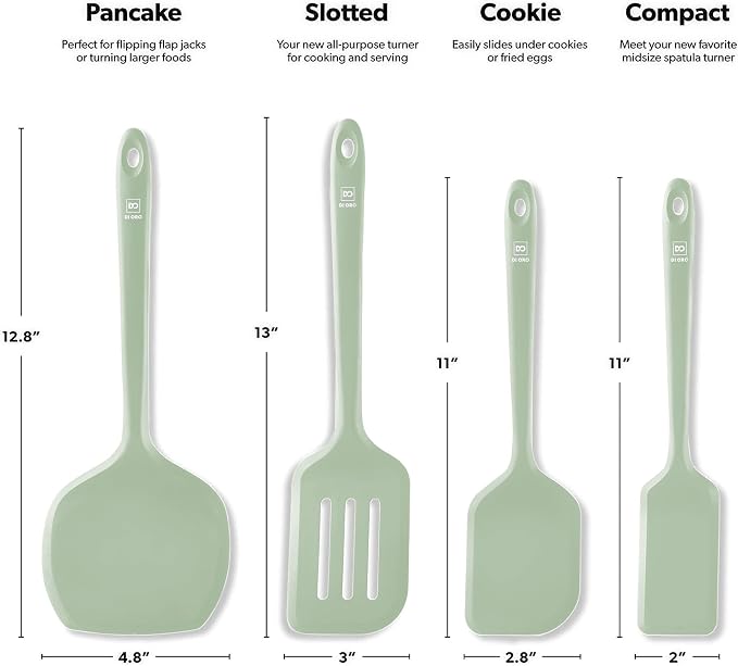 New DI ORO Silicone Turner Spatula Set - Image 5