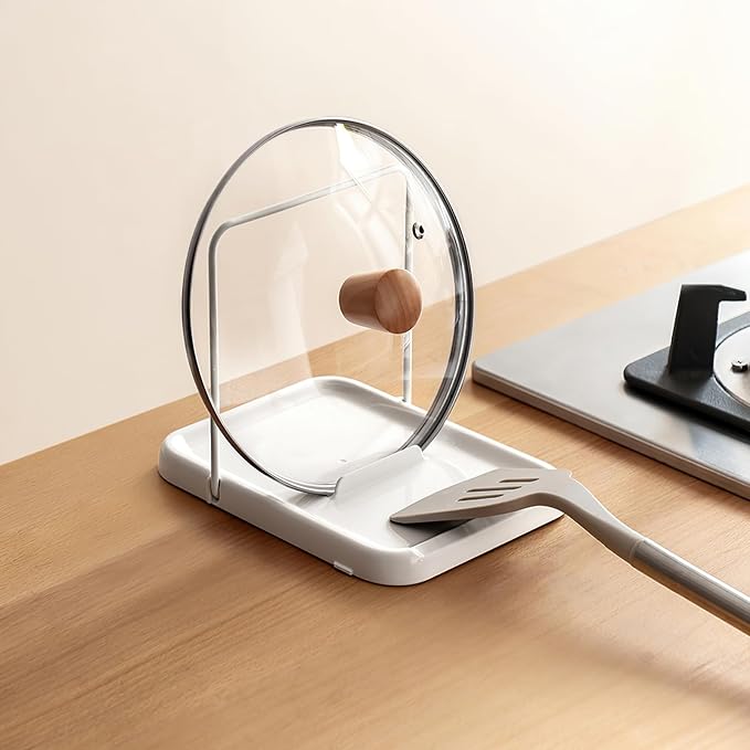 PAVSTINE Pot Lid Holder, Lid and Spoon Rest Holder by PAVSTINE