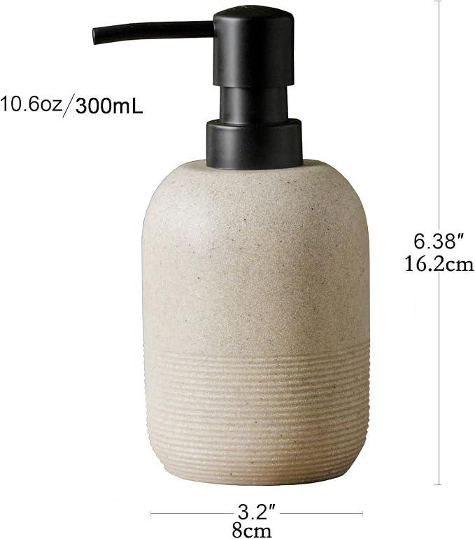 GalDal Soap Dispenser Beige, Hand Soap Lotion Dispenser - Image 6