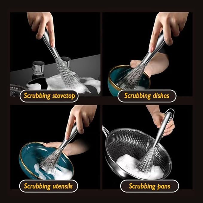 Stainless Steel Dish Brush - Image 5