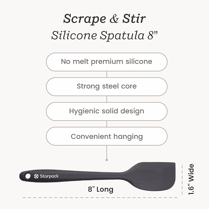 Starpack 'Scrape & Stir' Silicone Spatula - Image 4