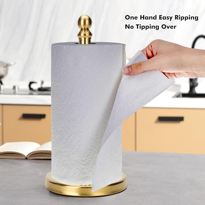 Exilon Gold Paper Towel Holder Countertop - Image 2