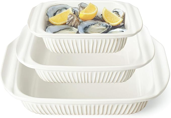 Artena Casserole Dishes For Oven, Ceramic Baking Dish, Large Lasagna Pan by Artena