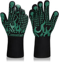 Comsmart BBQ Gloves, 1472°F Heat Resistant Grilling Gloves Silicone Non-Slip by Comsmart