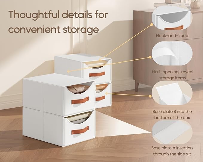 Homsorout Stackable Storage Drawers - Image 6