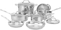 Cuisinart Chef’s Classic 11-Piece Stainless Steel Pots and Pans Set, Cookware by Cuisinart