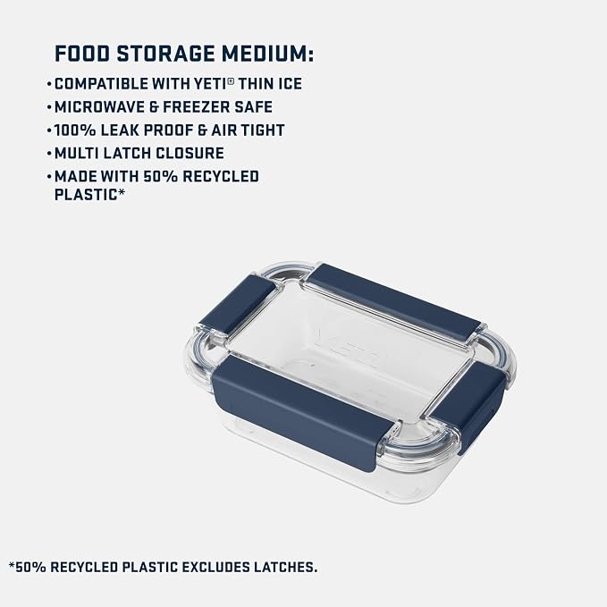 YETI Plastic Food Storage Container, BPA Free, Locking & Airtight Lid, and - Image 4