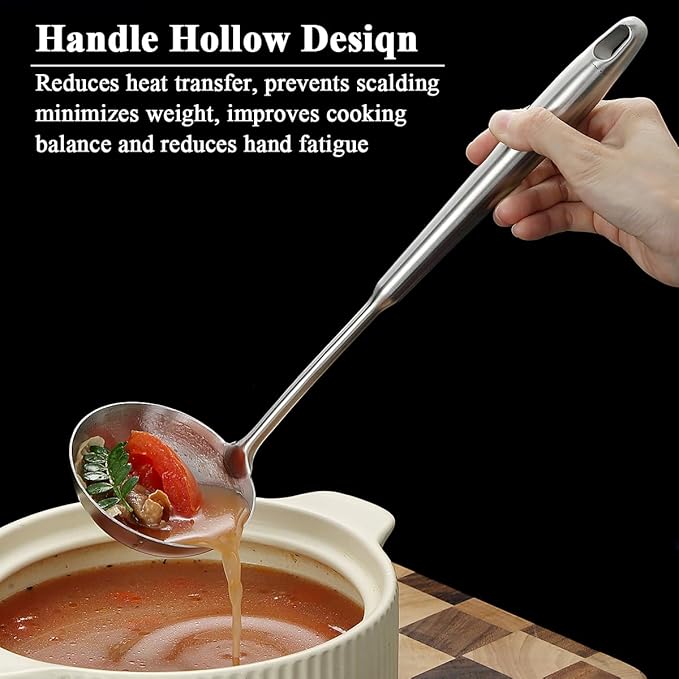 Stainless Steel Soup Ladle – Extra-Deep Large-Capacity Ladle - Image 4