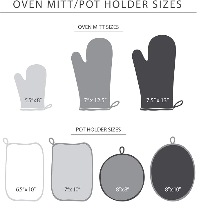 KITCHENAID Beacon Two-Tone Pot Holder 2-Pack Set, Contour Silver/Matte Black - Image 8