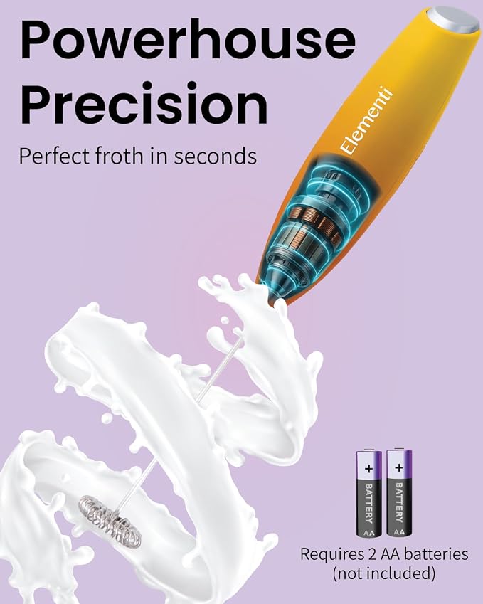 Elementi Milk Frother Wand & Drink Mixer - Image 3