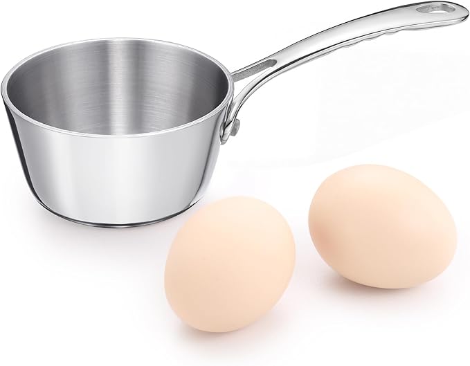 Mini Sauce Pan, Tri-Ply Stainless Steel Pot by Unknown