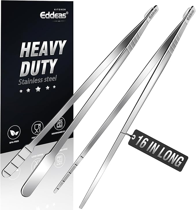 Eddeas 16 Inch long Kitchen Tweezers by Eddeas