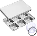 TEGOOL Ice Cube Trays, Stainless Steel Lid Ice Cube tray by TEGOOL