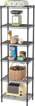 SINGAYE 6 Shelves Bathroom Organizers and Storage Shelf Wire Closet Metal by SINGAYE