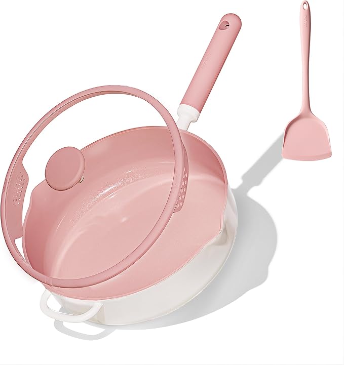 CAROTE 11 Inch Nonstick Deep Frying Pan by CAROTE
