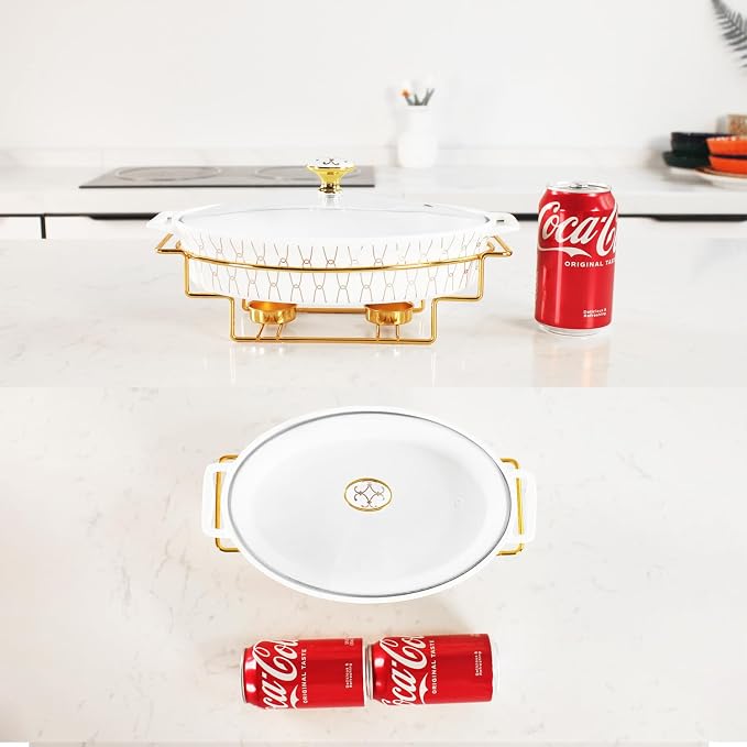 10" x 7" Ceramic Oval Casserole Dish - Image 3