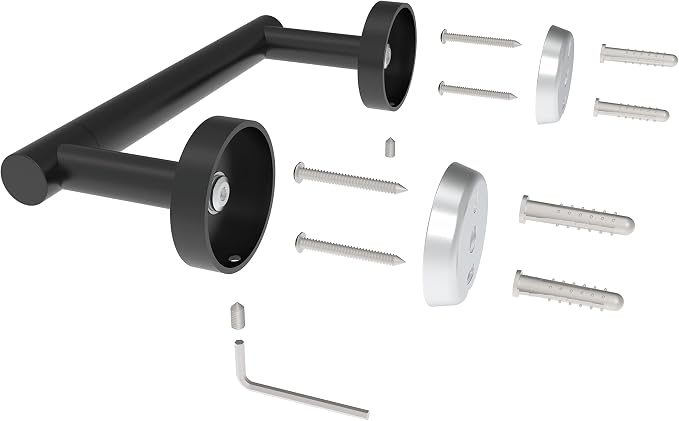 RARXTR Matte Black 2 Pack Toilet Paper Holder SUS304 Stainless Steel Double - Image 5
