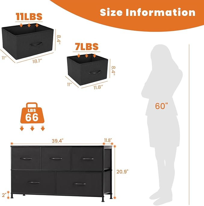 Sweetcrispy Dresser for Bedroom - Image 3