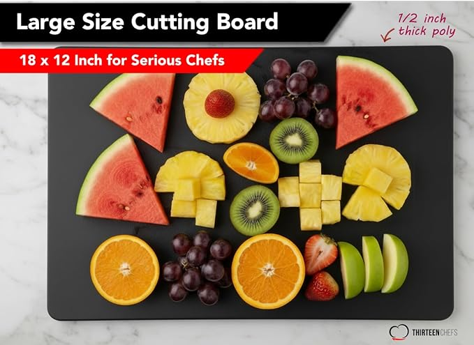 Black Plastic Cutting Board - Image 2