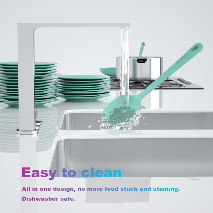 ChefAide 4 Pieces Silicone Spatula Set, Food Grade Rubber Spatula, Upgrade - Image 6