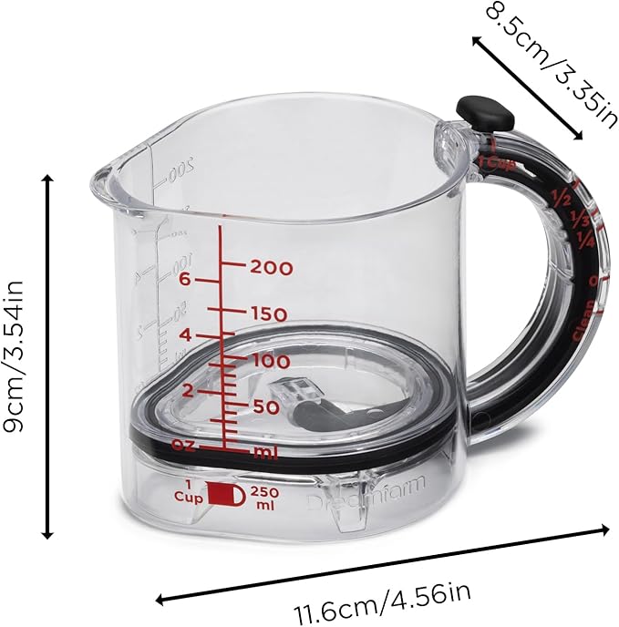 Dreamfarm Upcup All-in-1 Adjustable Measuring Cup, Metric & Imperial - Image 2