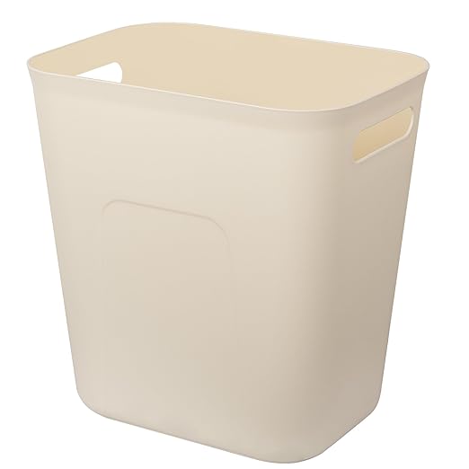 UUJOLY Plastic Small Trash Can Wastebasket, Garbage Container Basket by UUJOLY