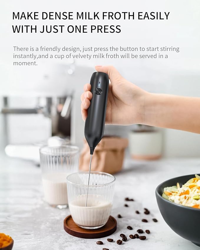 CIRCLE JOY Rechargeable Milk Frother Handheld - Image 5