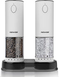 Electric Salt and Pepper Grinder Set, Rechargeable by Unknown