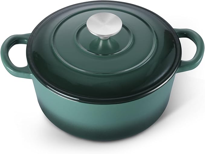 E-far 3 Qt Enameled Cast Iron Dutch Oven by E-far