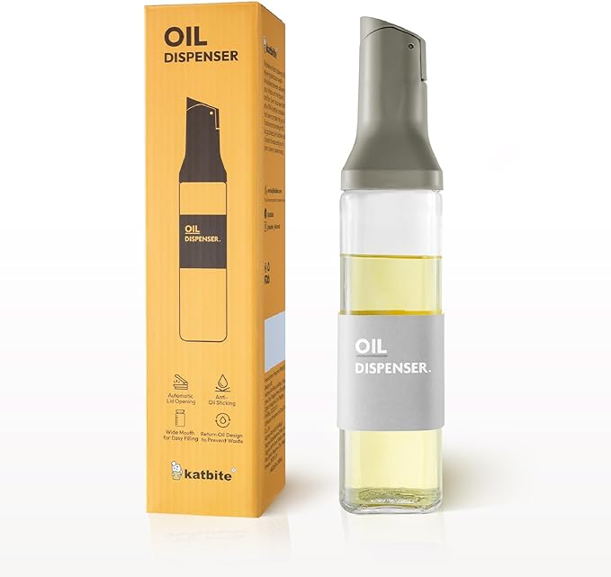 katbite 16oz Glass Olive Oil Dispenser Bottle by katbite